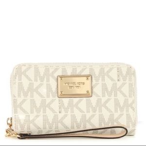 Michael Kors Logo Wallet Wristlet